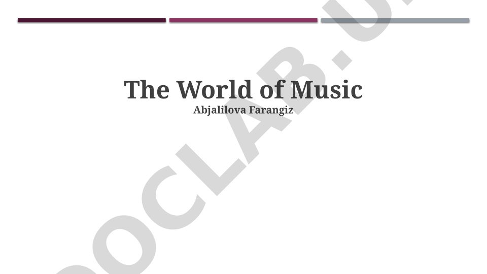 The World of Music: History, Theory, Genres and Impact