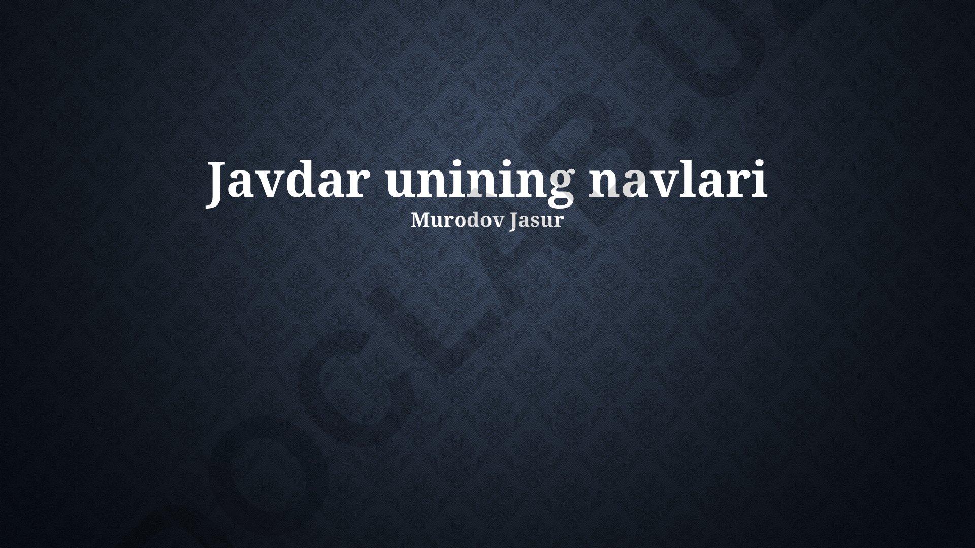 Javdar unining navlari, xususiyatlari va qo'llanilishi