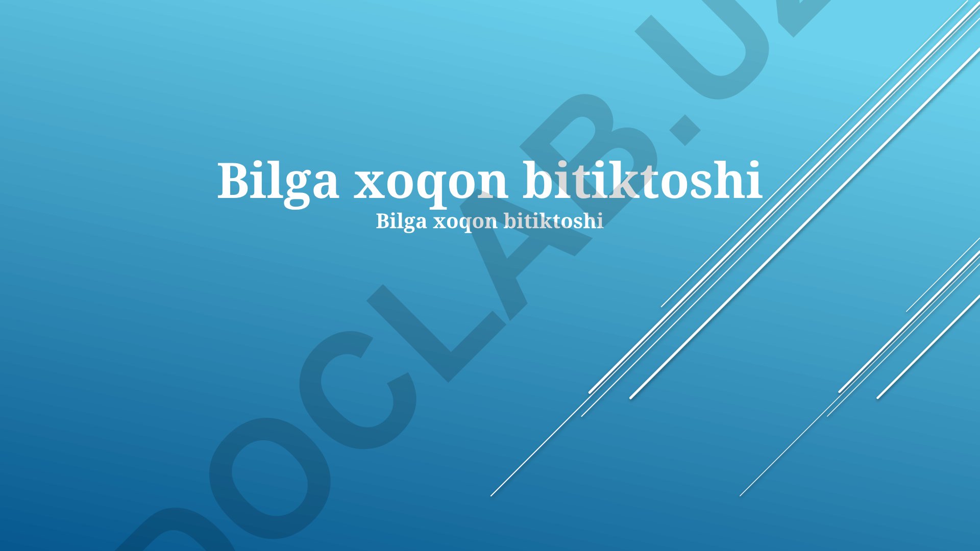 Bilge Xaqon yozuvining mazmuni, tarixi va ahamiyati