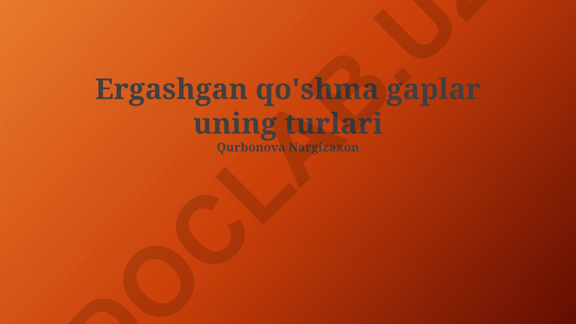 Murakkab gaplar turlari va ularning xususiyatlari