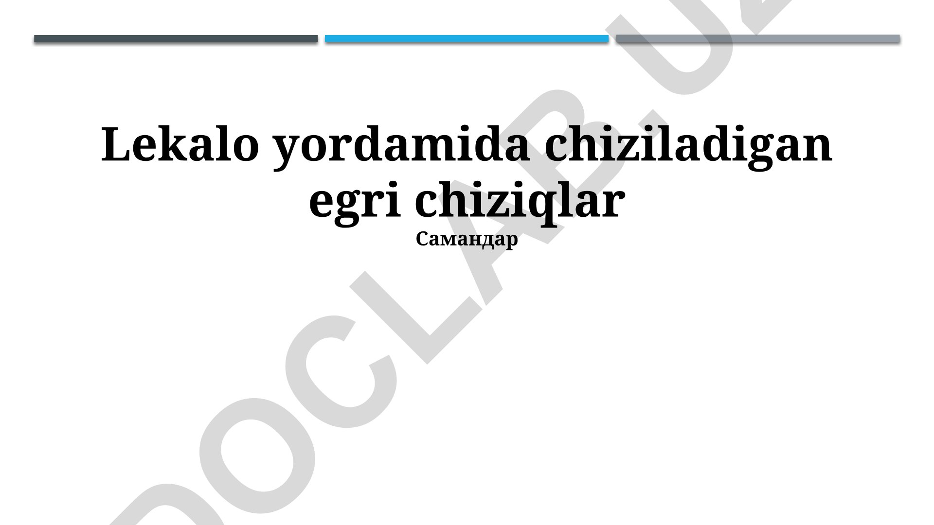 Kompas yordamida chiziladigan egri chiziqlar va doiralar
