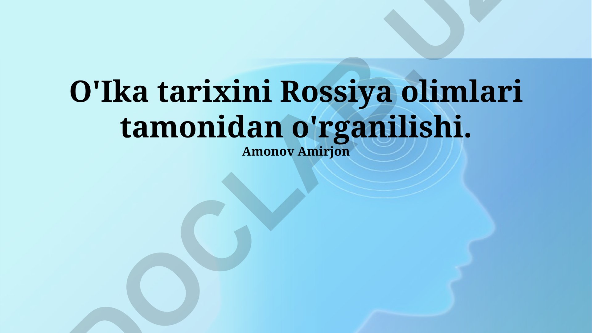 O'Ika tarixini Rossiya olimlari tomonidan o'rganilishi