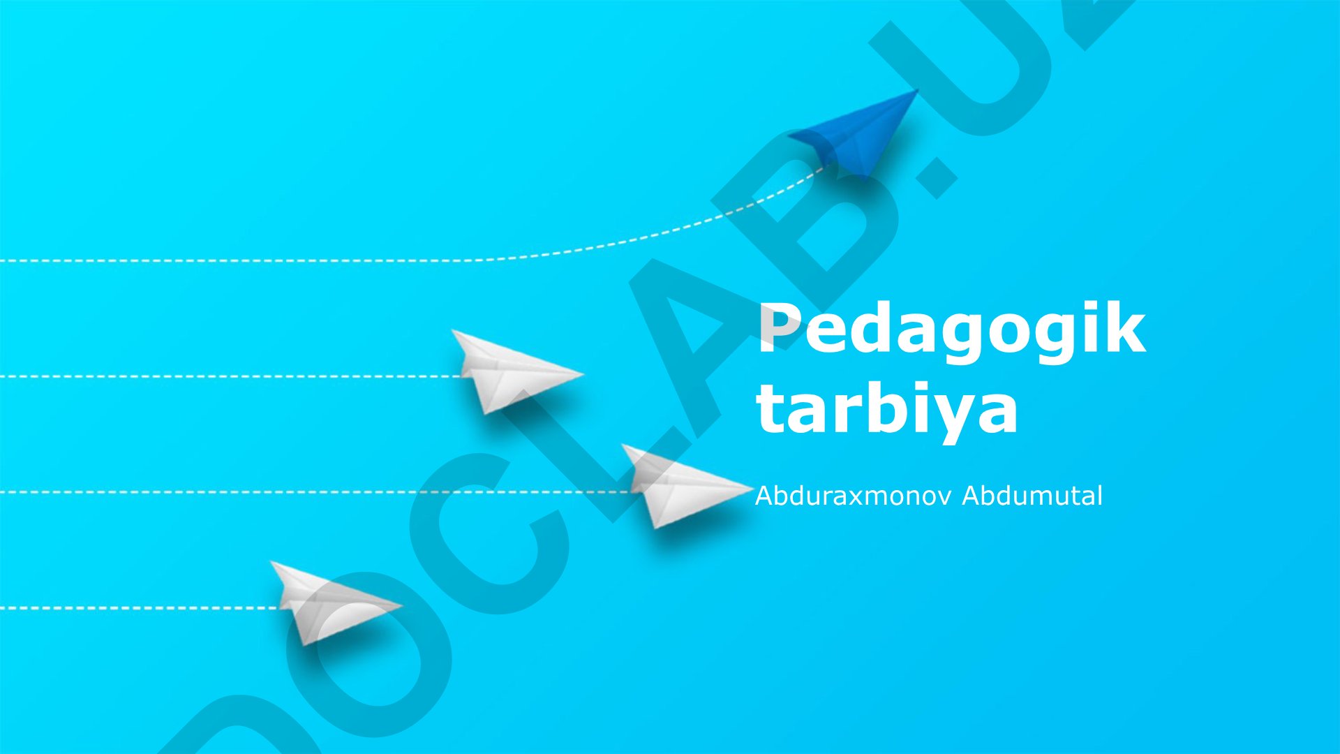 Zamonaviy pedagogika ta'limi uslublari va istiqbollari