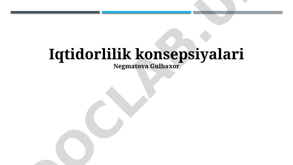 Iqtidorlilik konsepsiyalari va iqtidorli bolalar bilan ishlash
