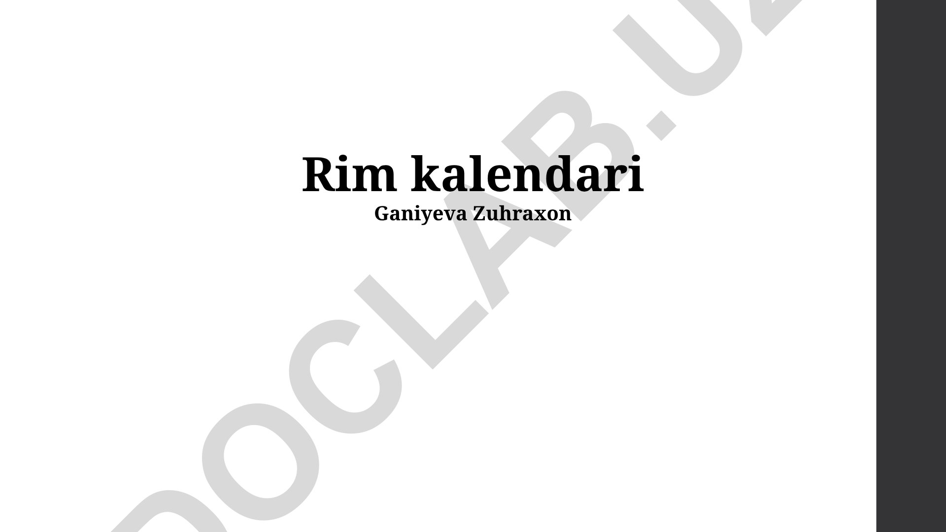 Rim Taqvimi: Tarixi, Tuzilishi va Zamonaviy Taqvimlarga Ta'siri