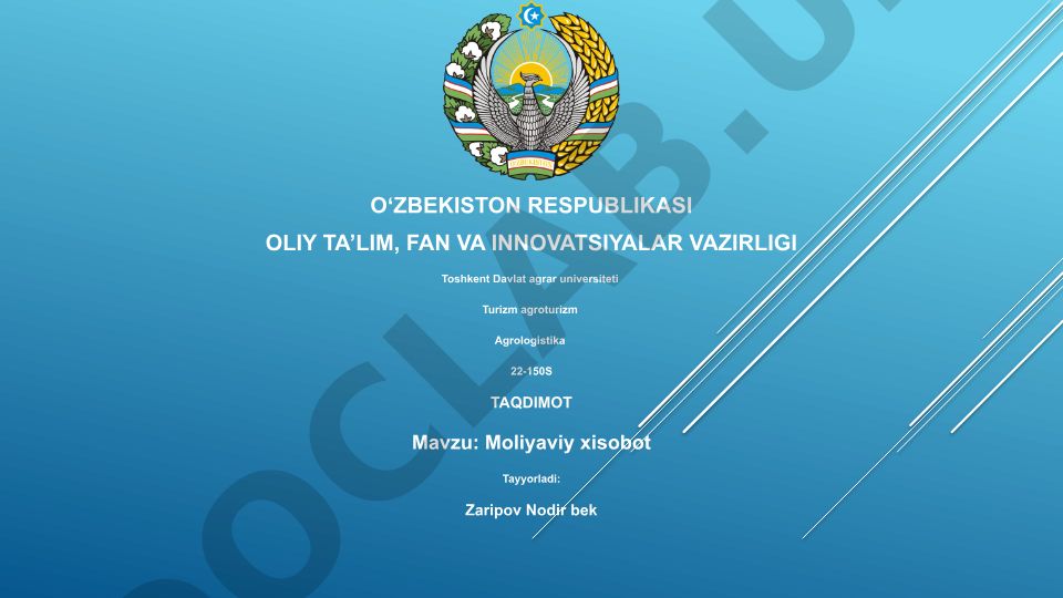 Moliyaviy hisobot