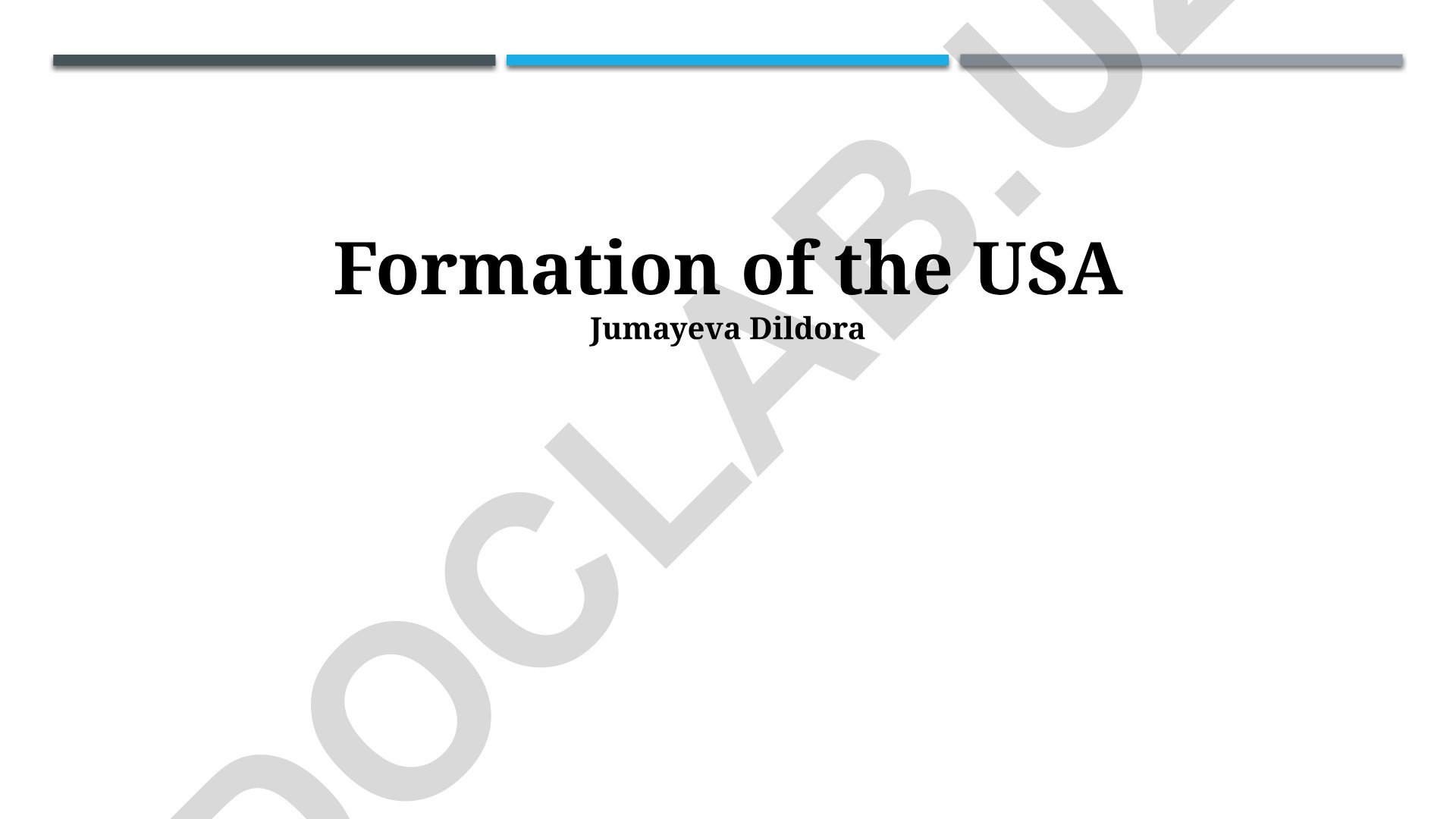 Formation of the USA: Revolution, Confederation, and Early Republic