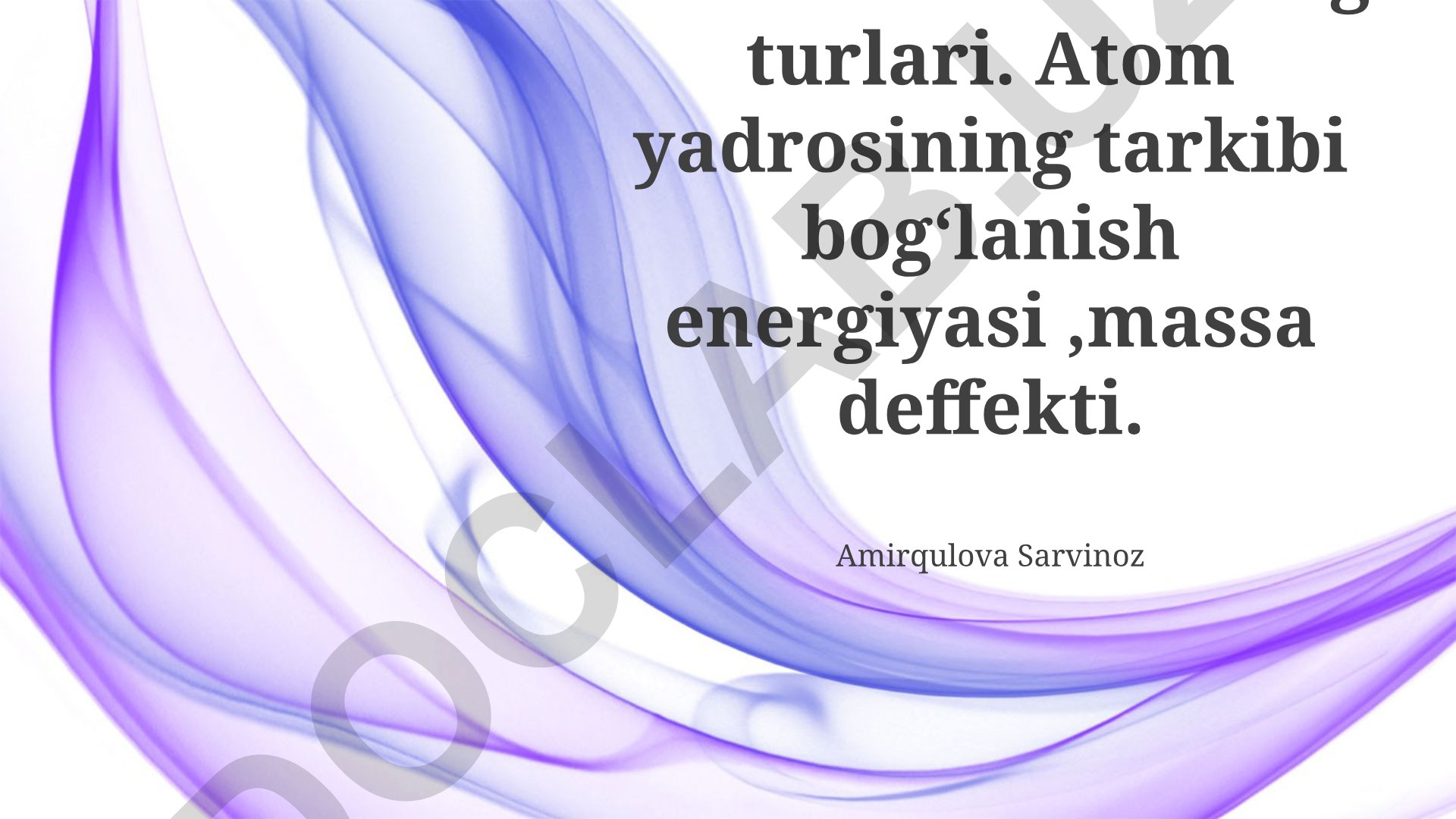 Lazerlar va yadroviy jarayonlardagi bog'liqlik