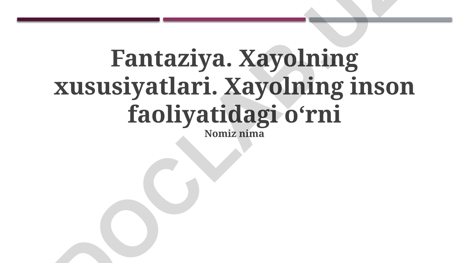 Xayolotning inson faoliyatidagi roli va texnologiyalar bilan bog'liqligi