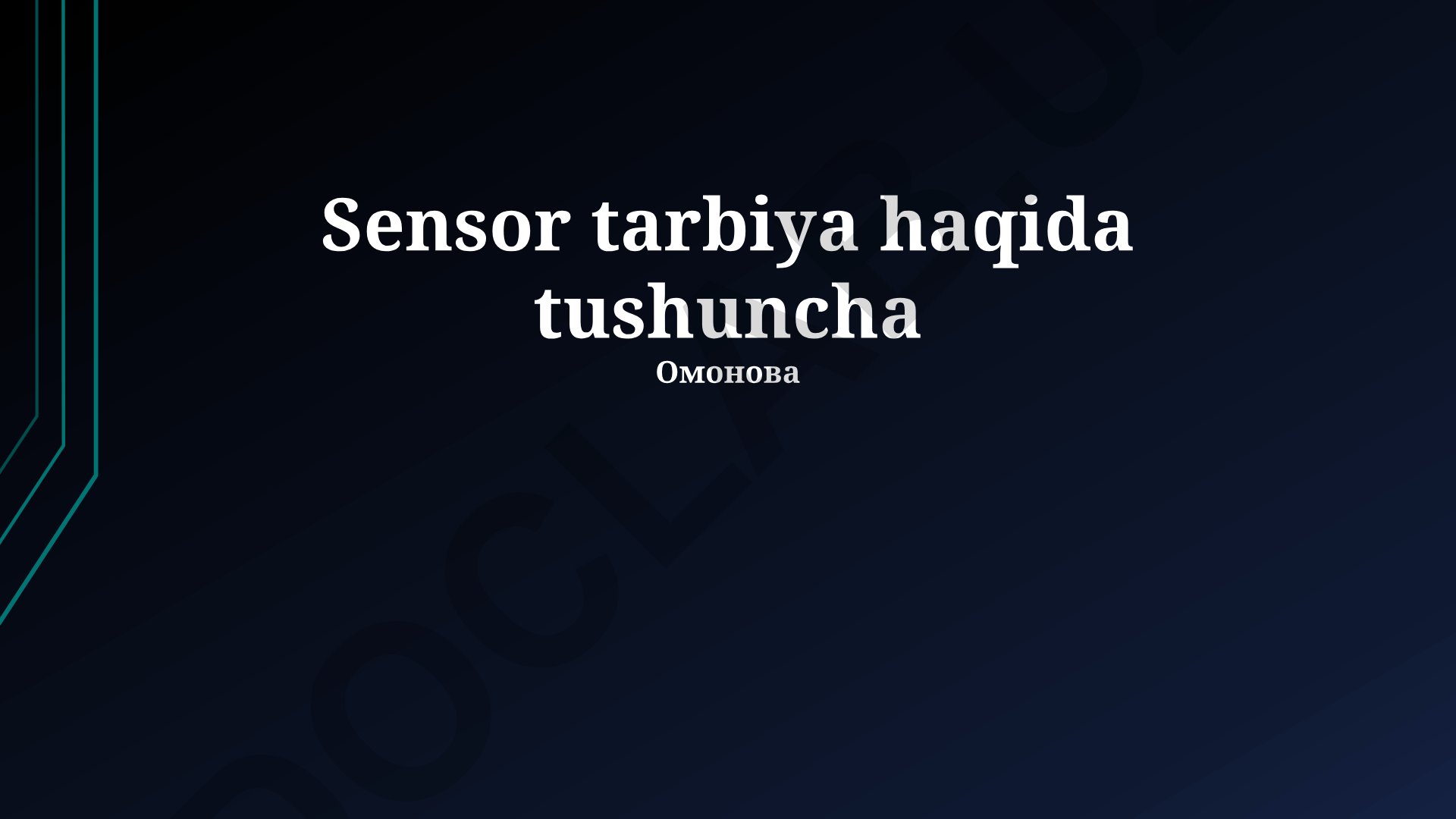 Sensor ta'limi va STEM ta'limi