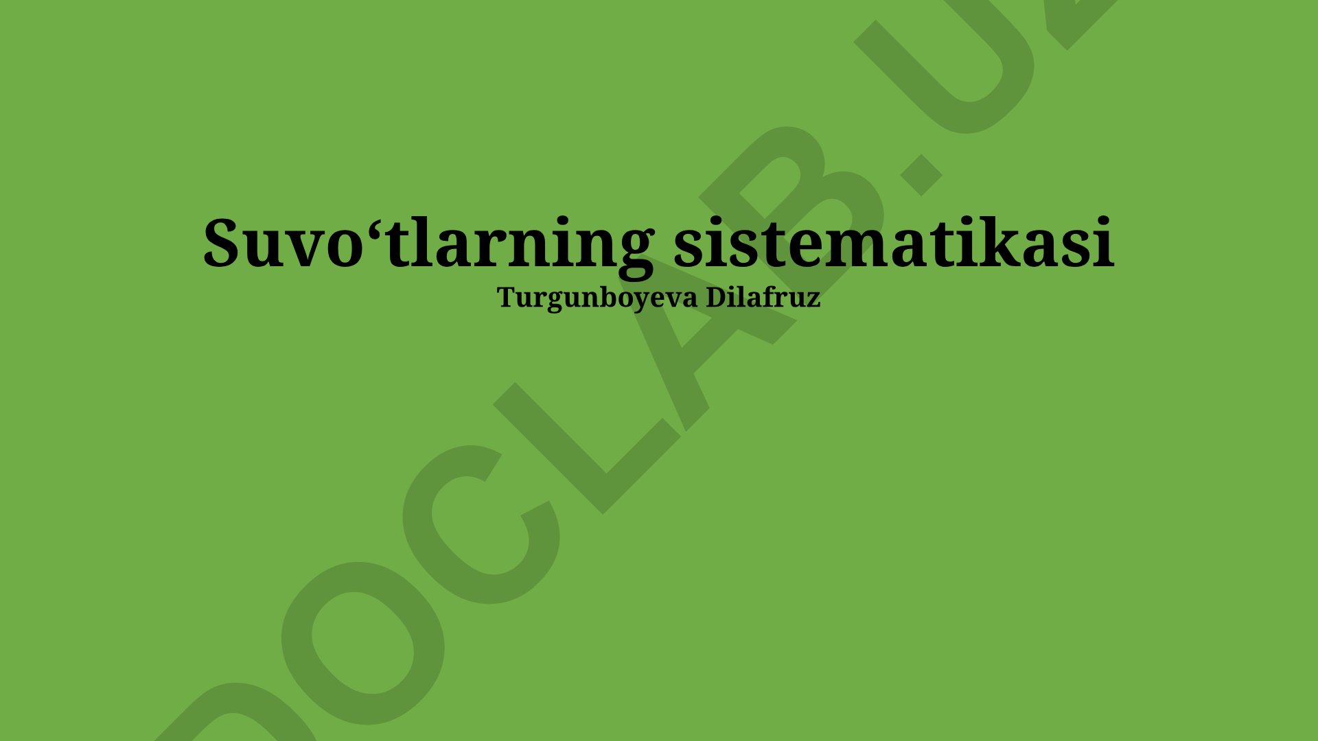 Sukkulentlarning sistematikasi, tasnifi va morfologiyasi