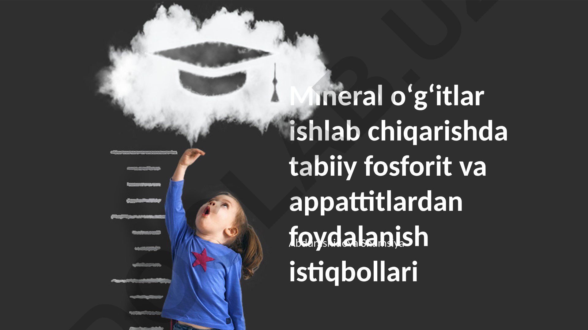 Mineral oʻgʻitlar ishlab chiqarishda tabiiy fosforit va appattitlardan foydalanish istiqbollari