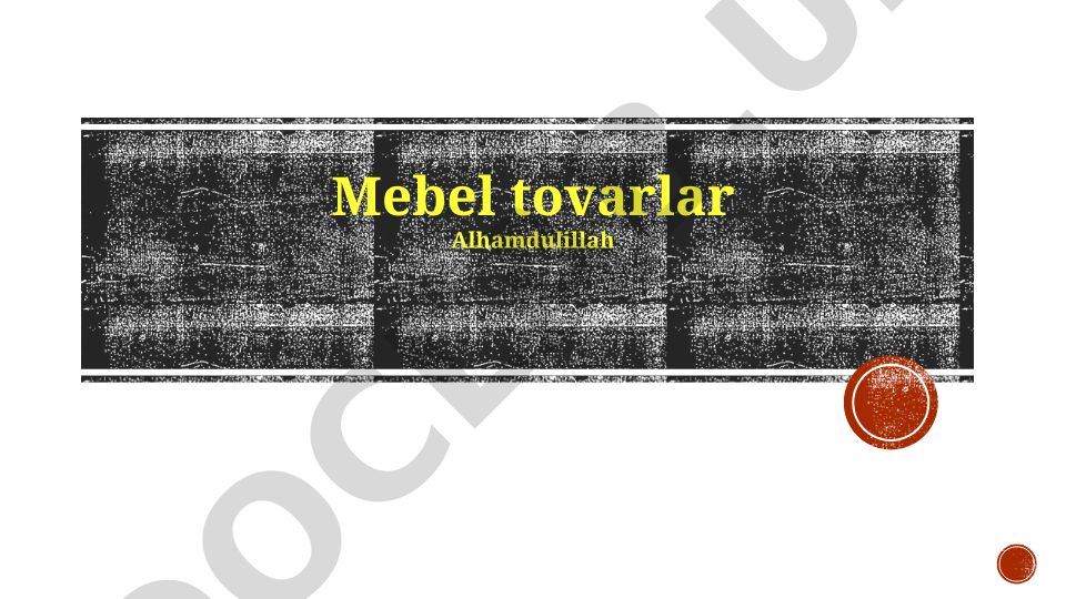 Mebel dizayni, ishlab chiqarishi va bozor tendentsiyalari