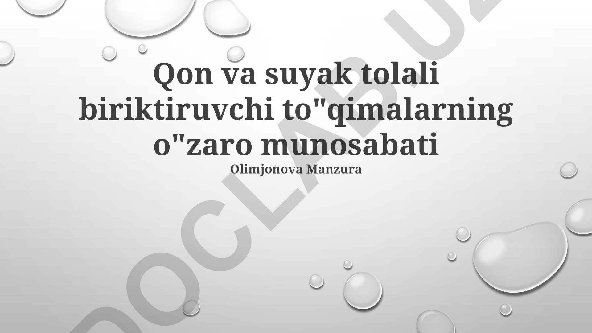 Suyak va tolali biriktiruvchi to'qimalarning o'zaro munosabati