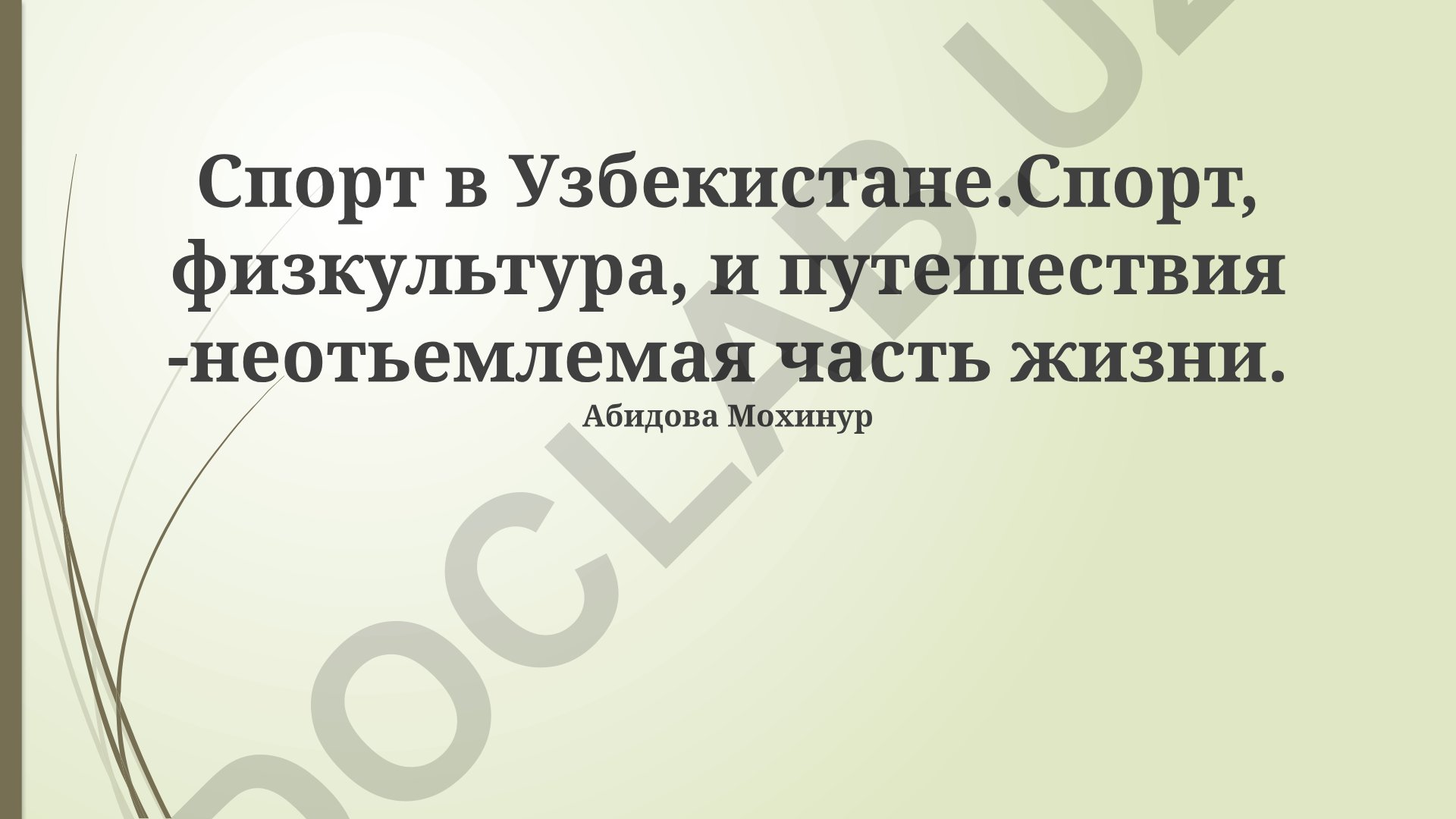 Спорт в Узбекистане: инфраструктура, женский спорт и туризм