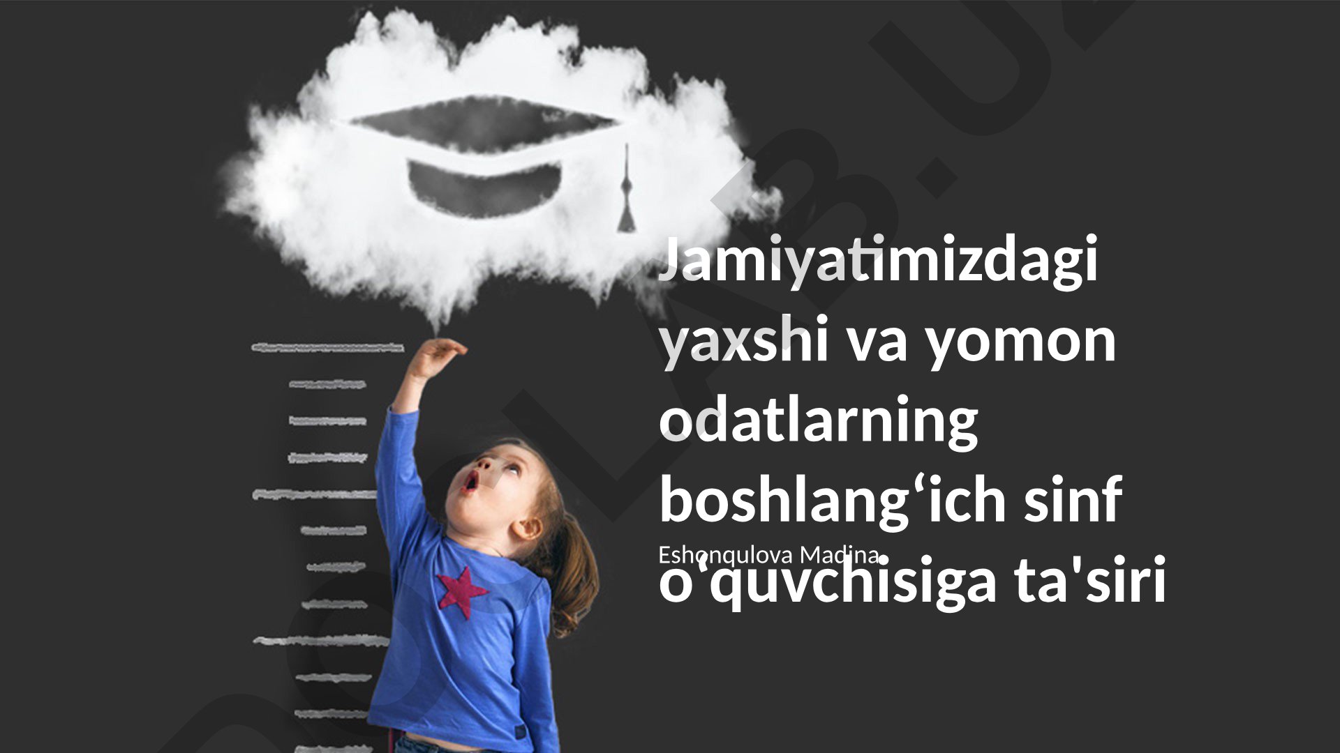 Yaxshi va yomon odatlarning boshlang'ich sinf o'quvchisiga ta'siri