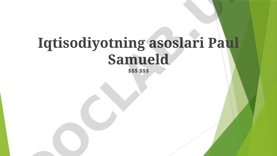 Iqtisodiyotning asoslari: Talab va Taklif, Bozorlar Tabiati