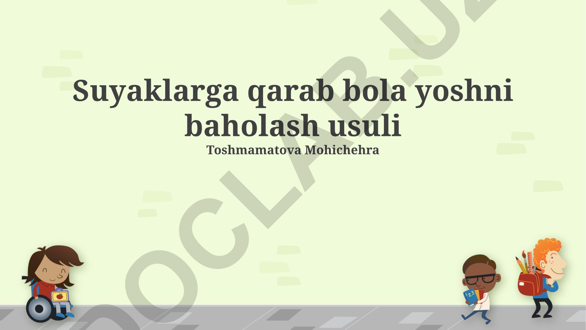 Suyaklarga qarab bola yoshni baholash usullari