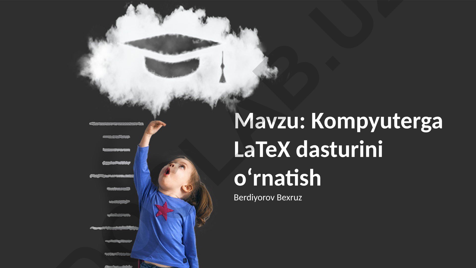 Kompyuterga LaTeX dasturini o‘rnatish