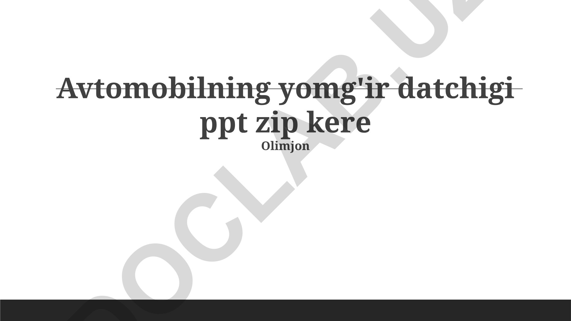 Avtomobil yomg'ir sensorining tarkibi, afzalliklari va ish prinsipi