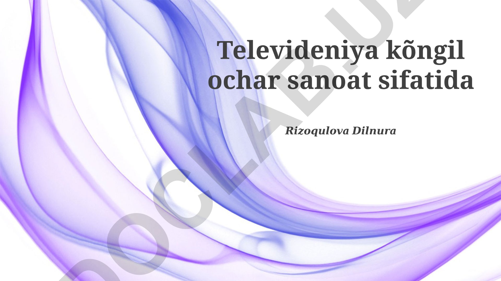 Televideniyaning texnologik taraqqiyoti va siyosatdagi roli