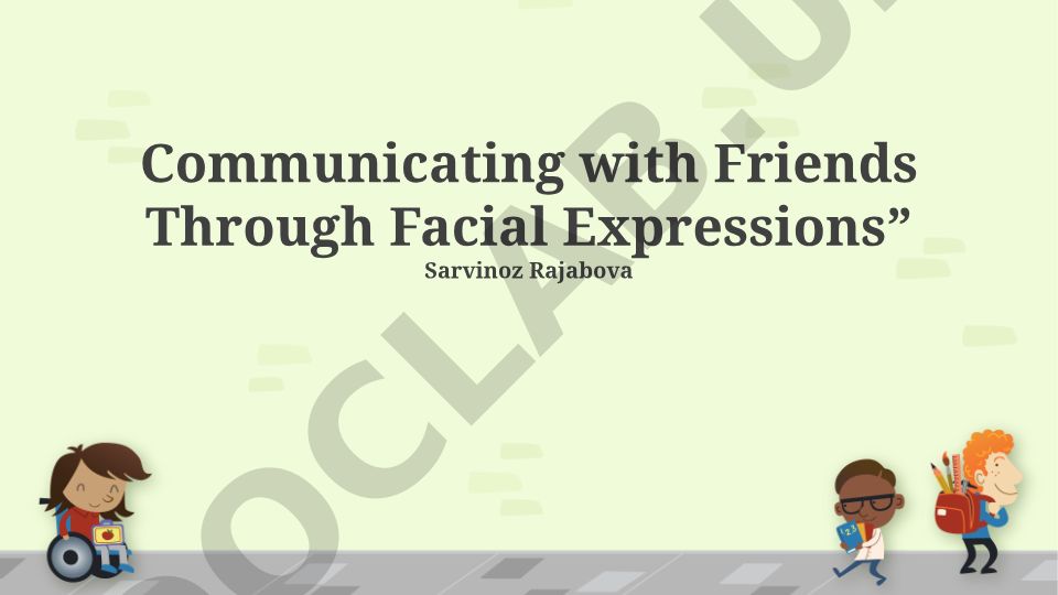 Communicating with Friends Through Facial Expressions