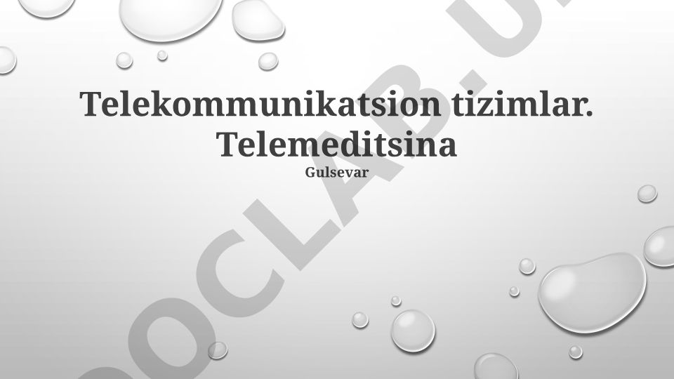 Telemeditsina: Ta'rif, Asosiy Tushunchalar va Tarixiy Rivojlanish