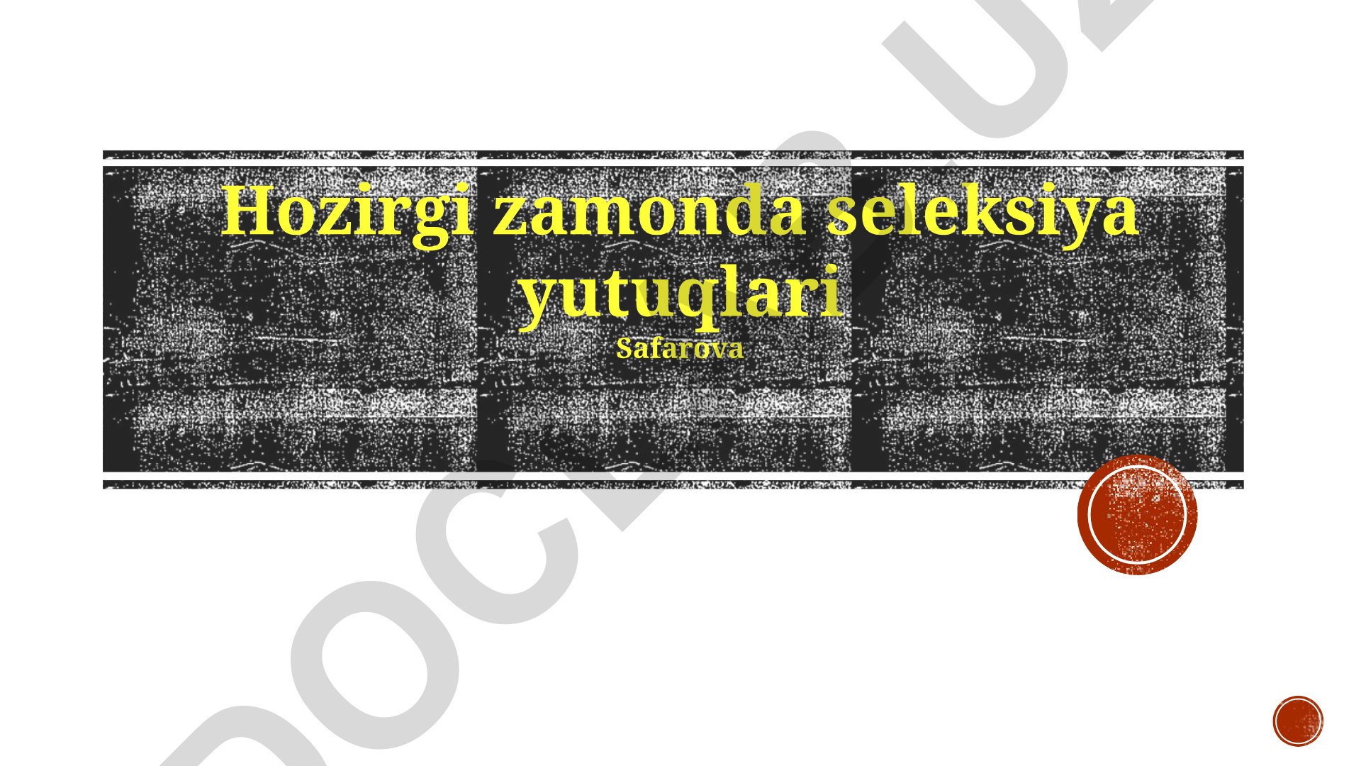 Seleksiya yutuqlari va gen muhandisligi
