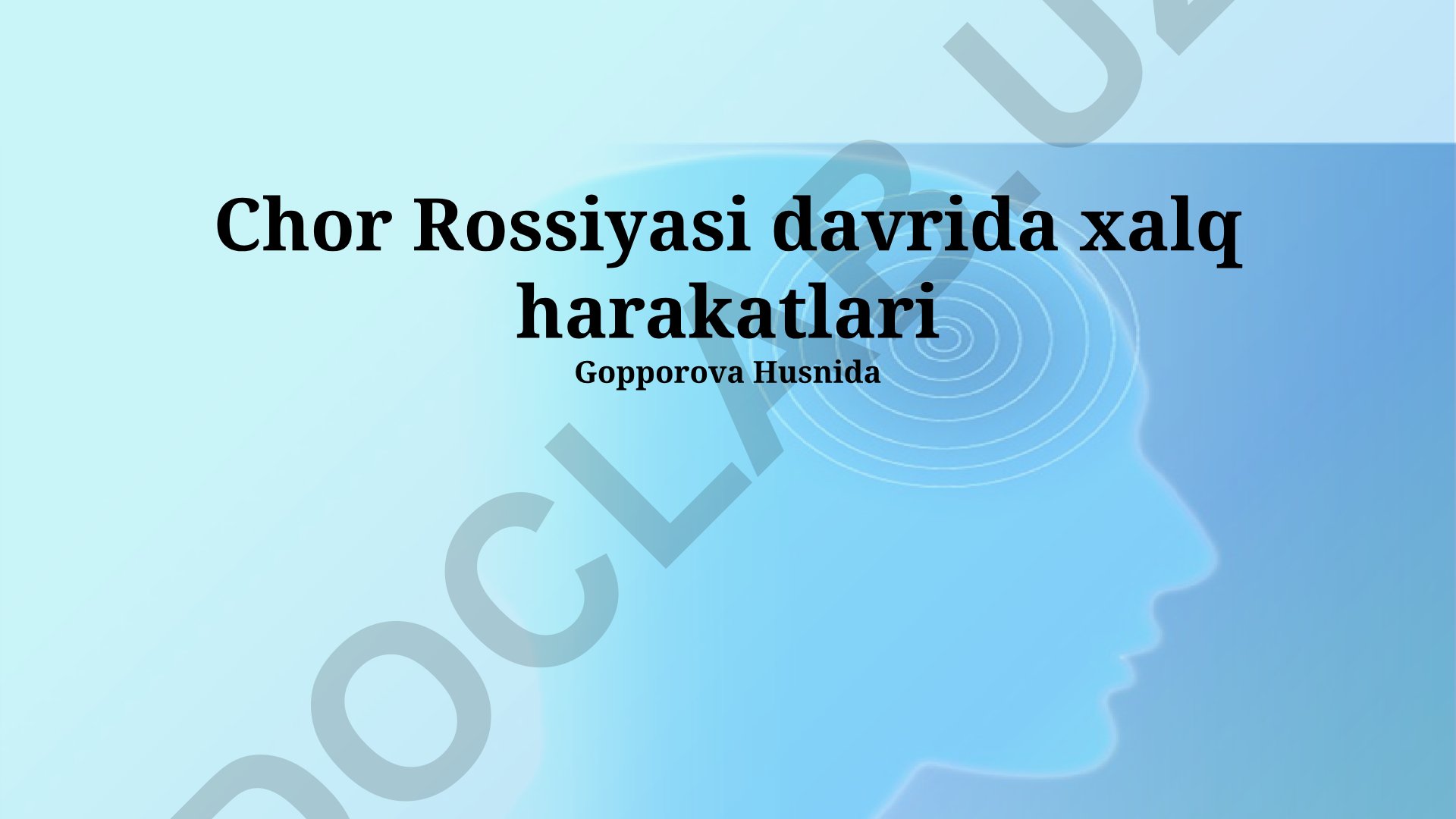 Chor Rossiyasi davrida xalq harakatlari