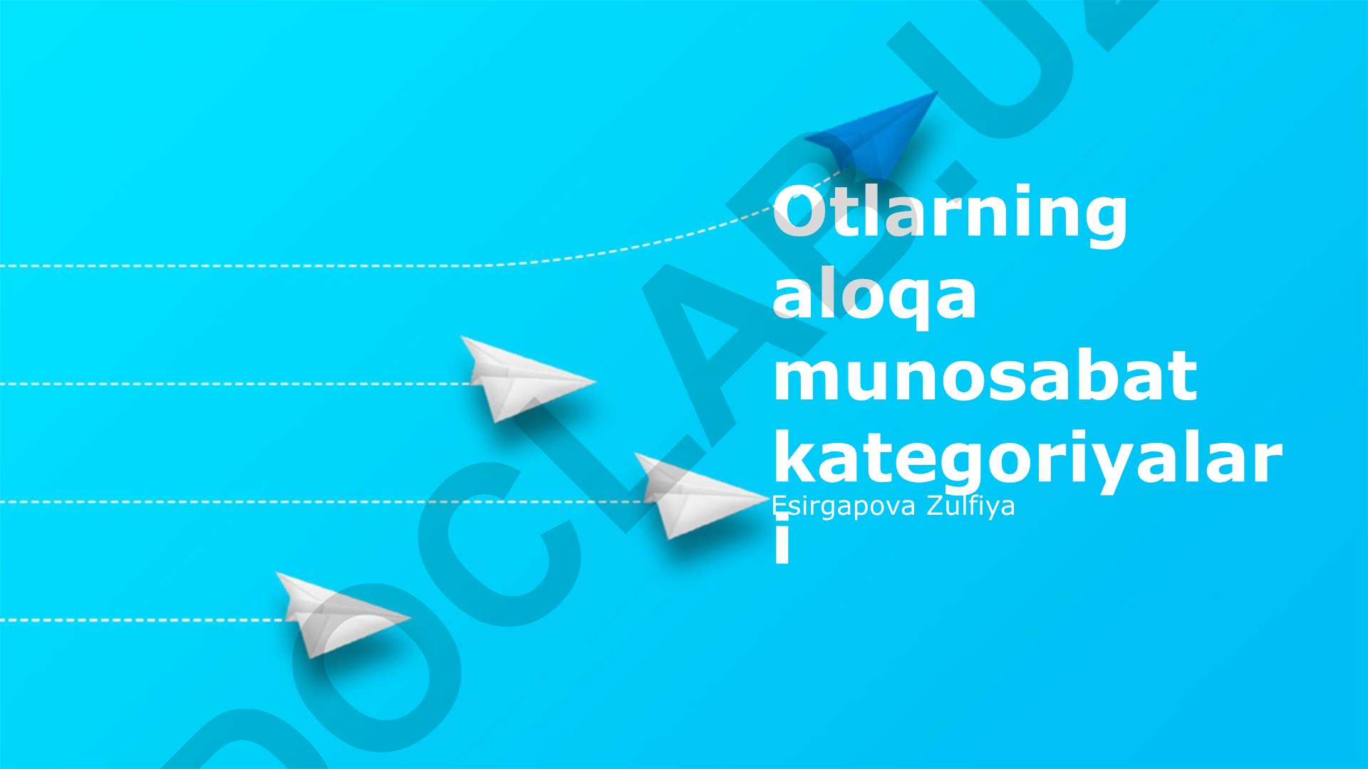 O'simliklarning o'zaro ta'siri va munosabat toifalari