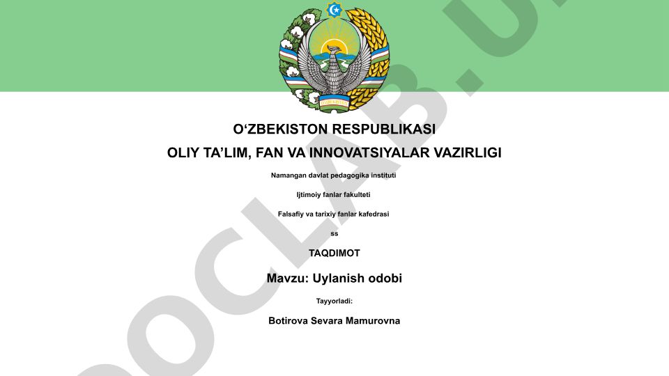 Uylanish odobi