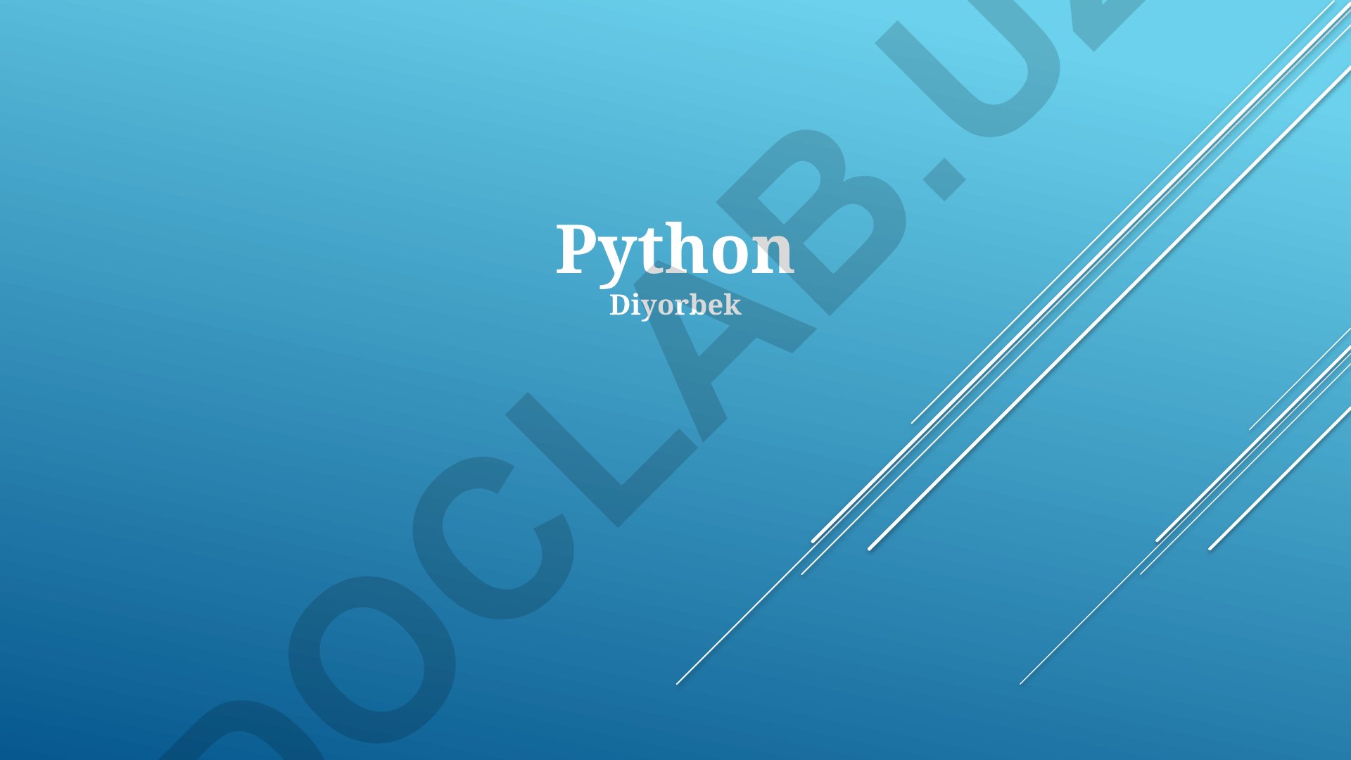 Python Dasturlash Tilining Afzalliklari va Qo'llanmalari