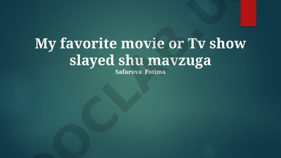 Televizion shouning hikoya qilish va vizual elementlari