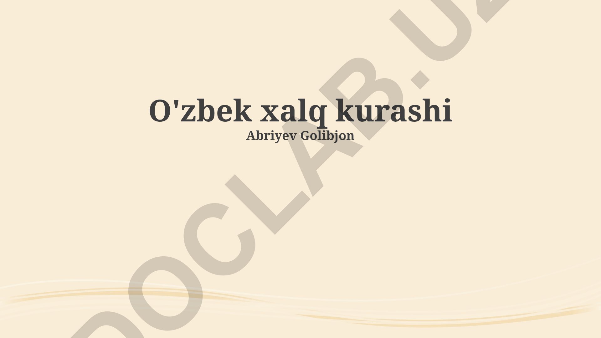 O'zbek Milliy Kurashining Zamonaviy Holati, Texnikalari va Tarixi