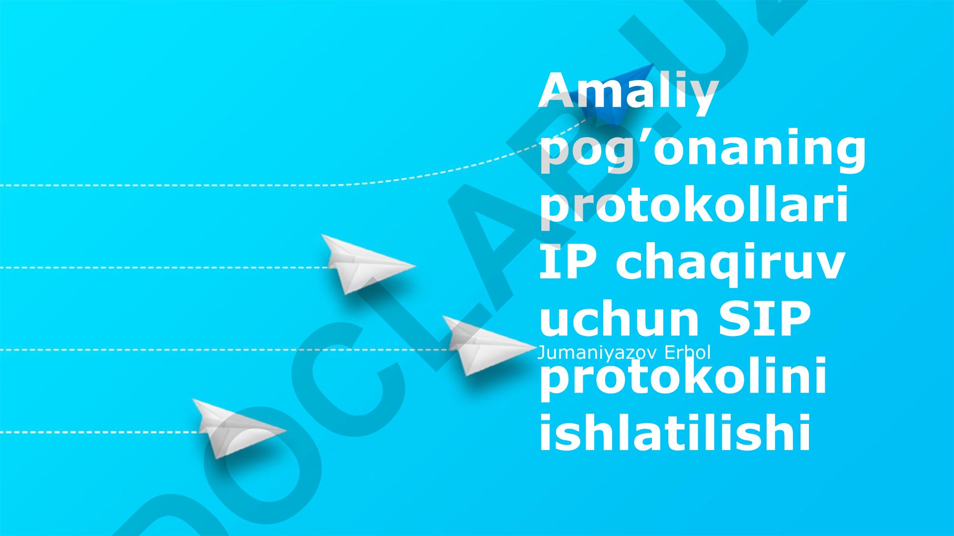 SIP protokoli orqali IP qo'ng'iroqlarini amalga oshirish va xavfsizlik