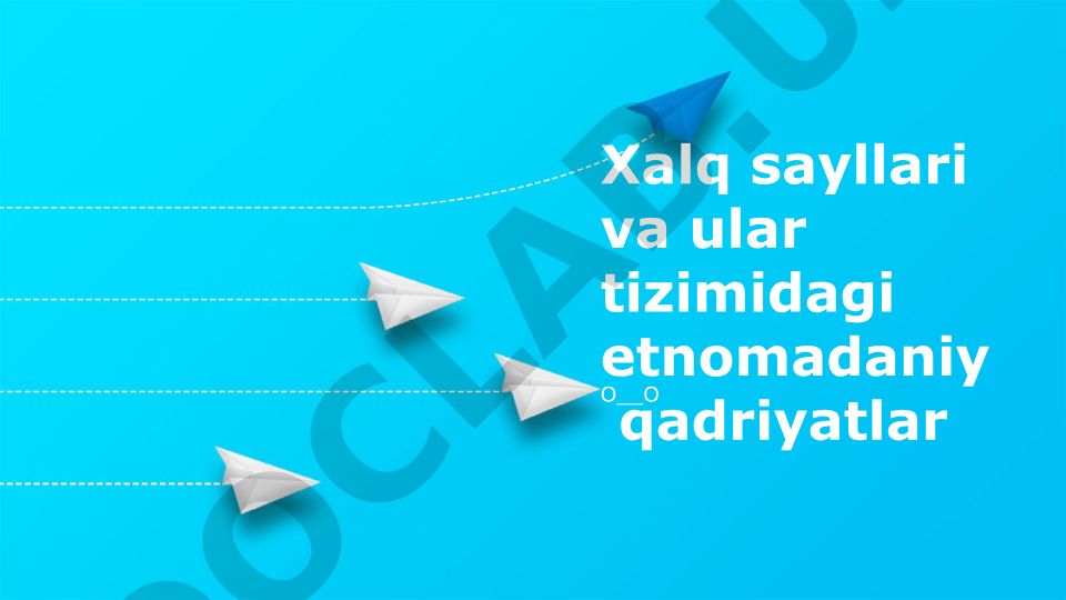 Xalq sayllari va ular tizimidagi etnomadaniy qadriyatlar