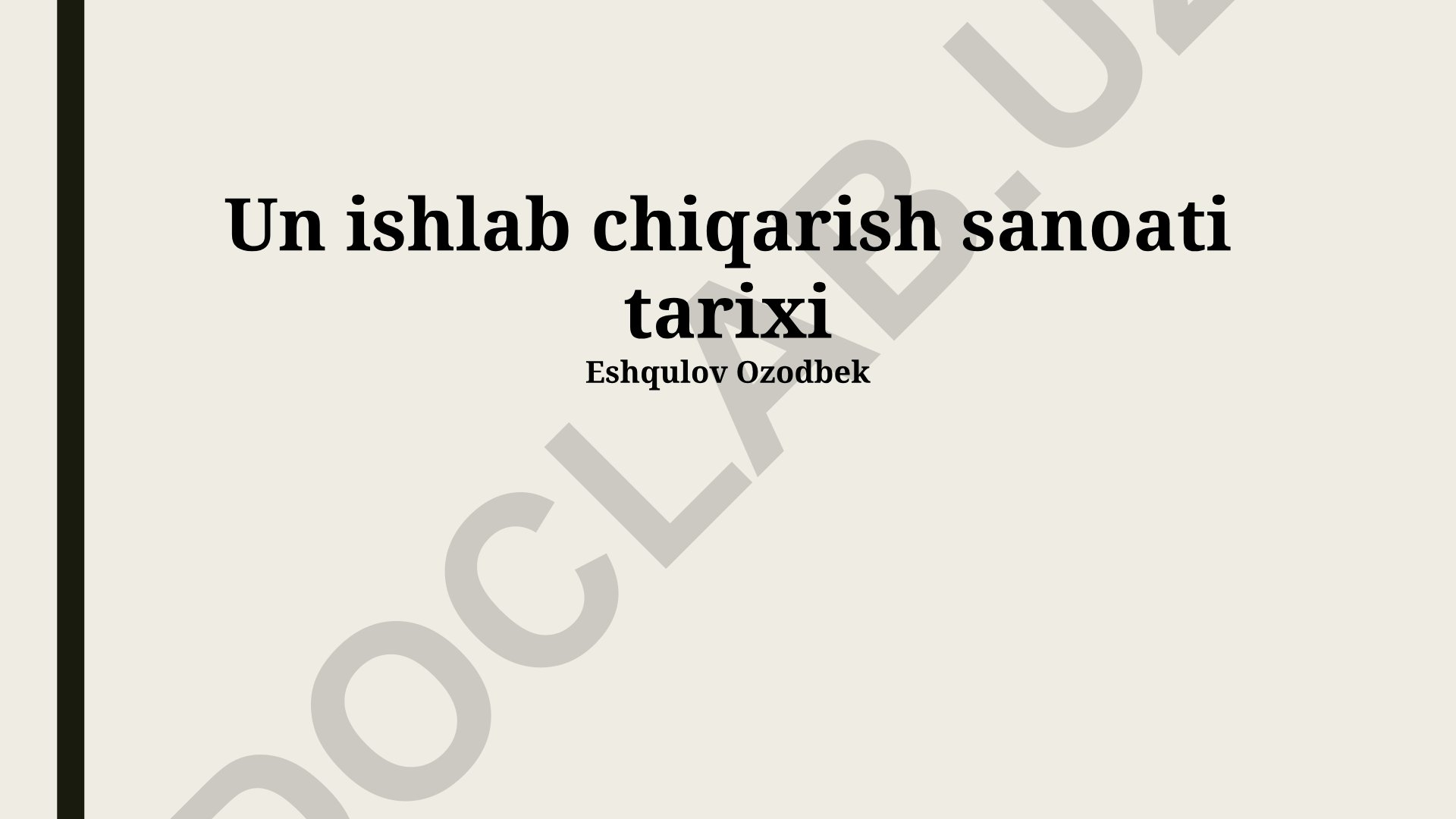 Ishlab chiqarish sanoati tarixi va zamonaviy tendentsiyalar