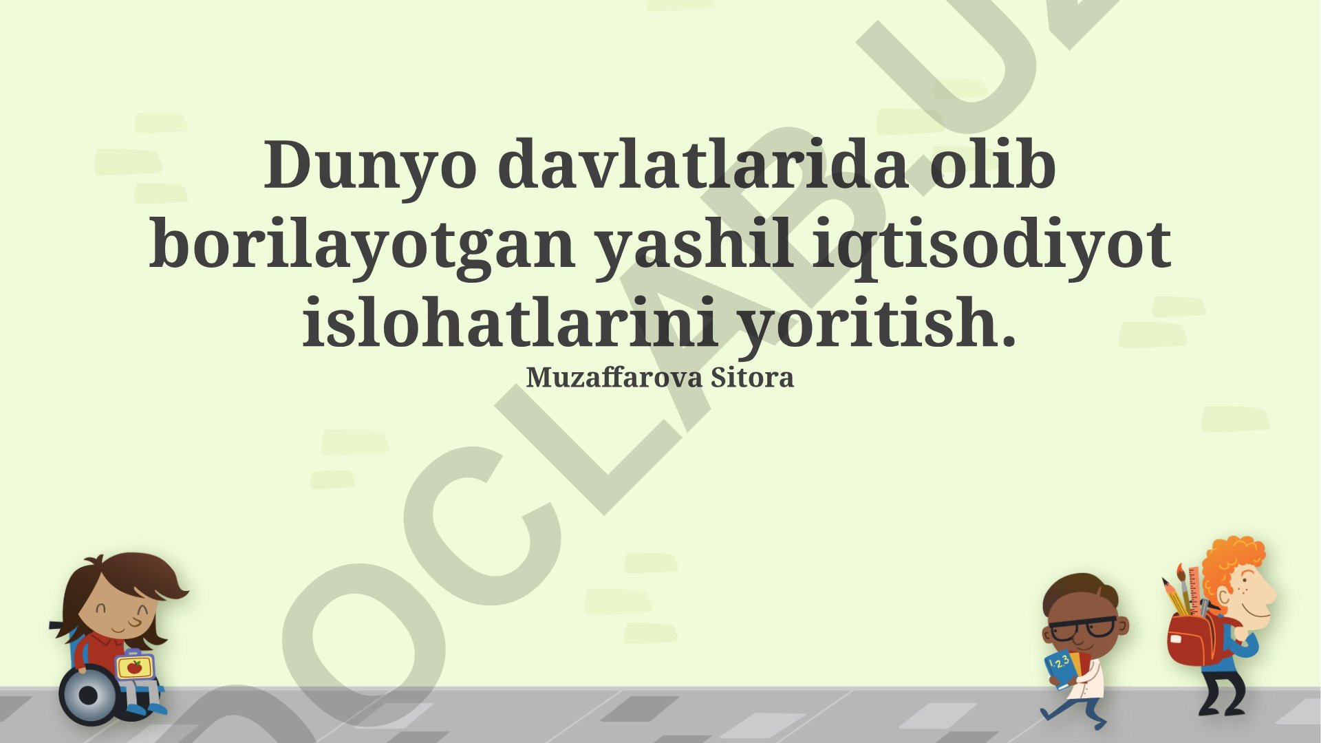 Dunyo davlatlarida yashil iqtisodiyot islohotlari