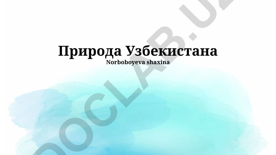 Природа Узбекистана: географическое положение, горы, пустыни, реки и климат