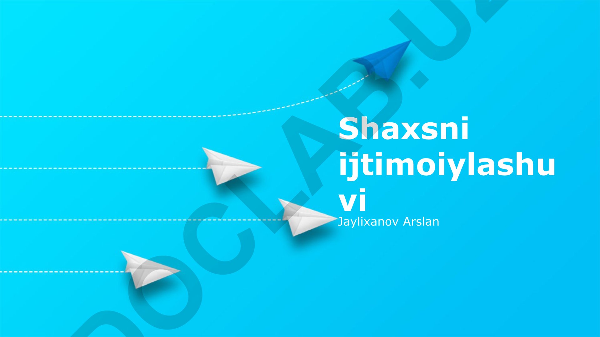 Shaxsning ijtimoiylashuvi jarayoni va omillari