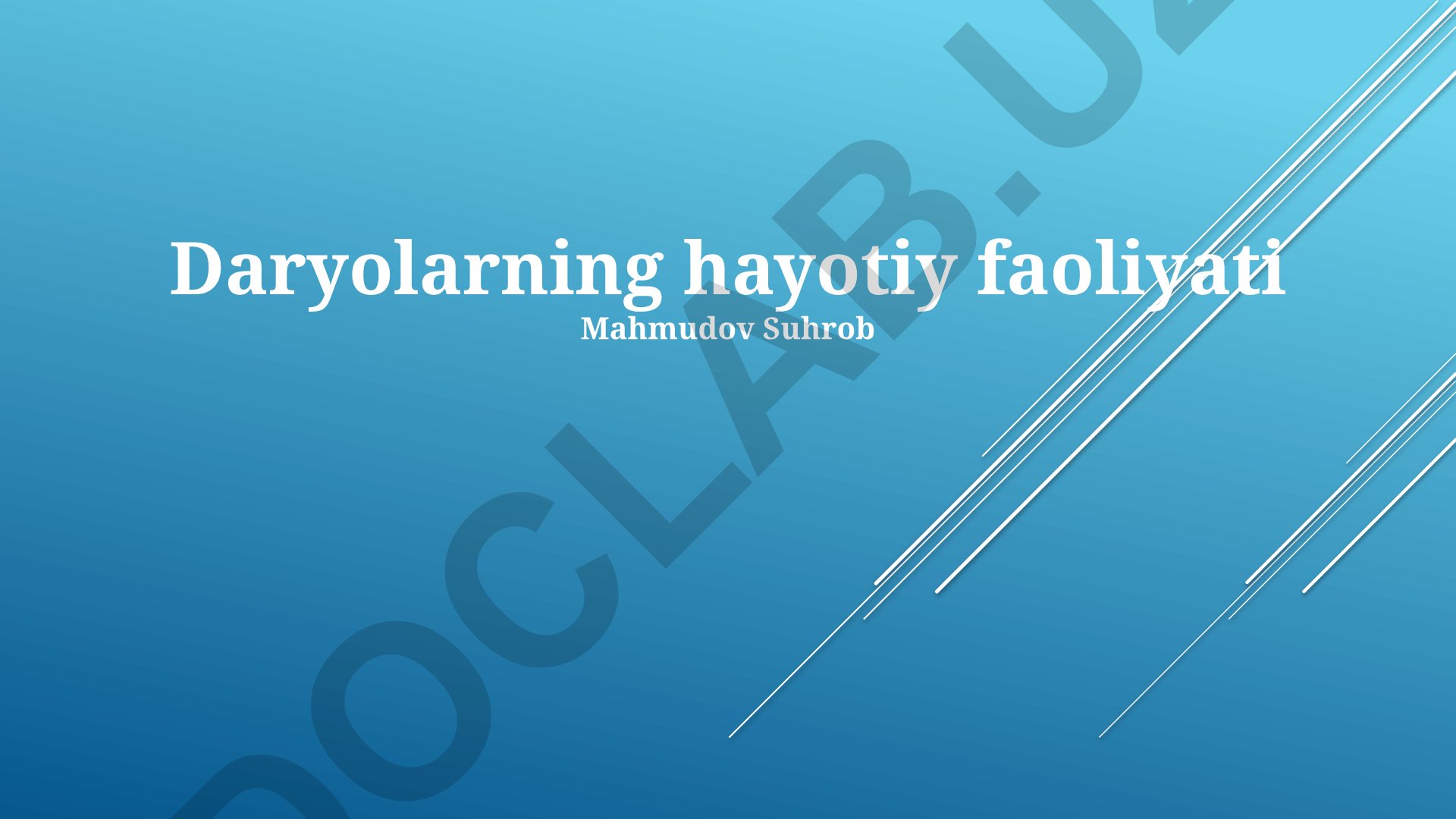 Hasharotlarning ekologik ahamiyati va hayotiy faoliyati