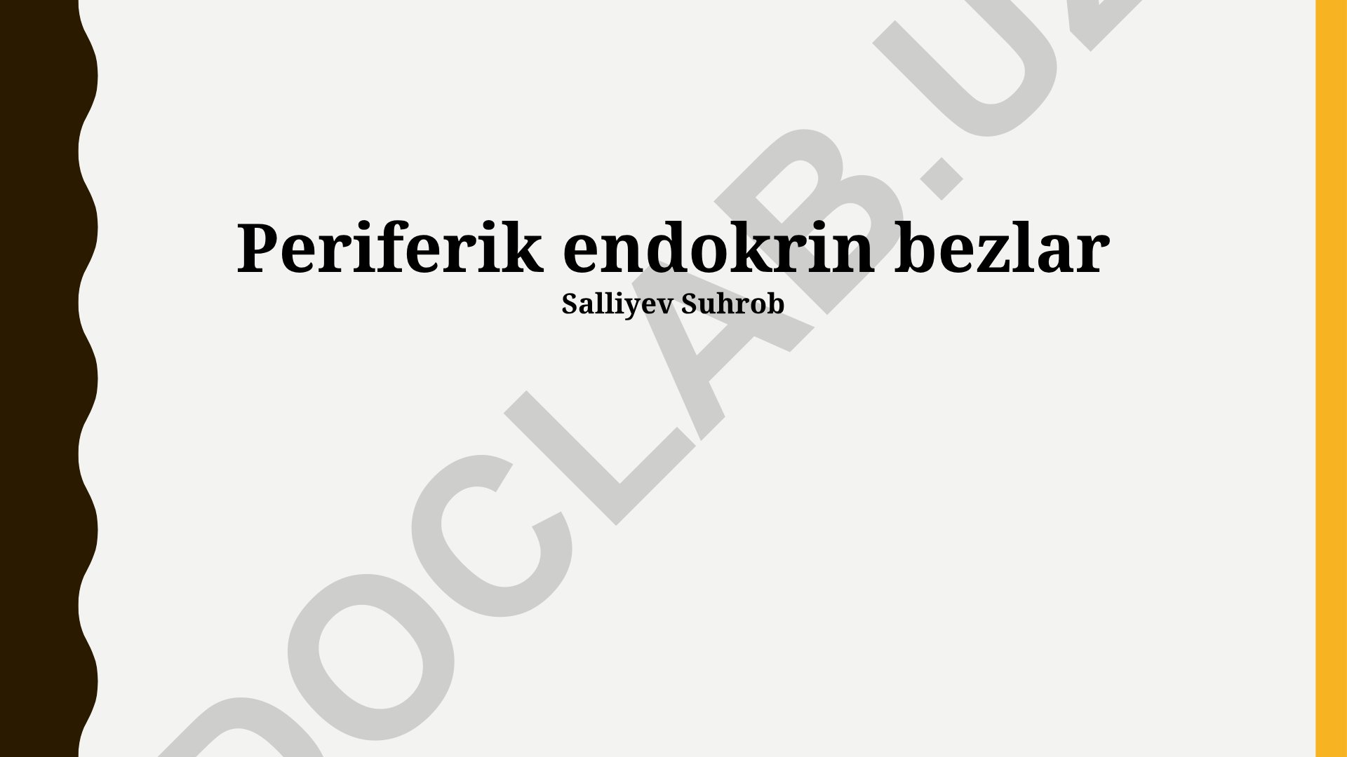 Periferik endokrin bezlar