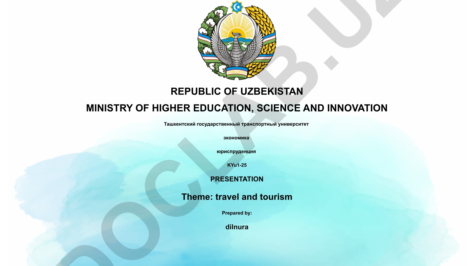 Travel and Tourism