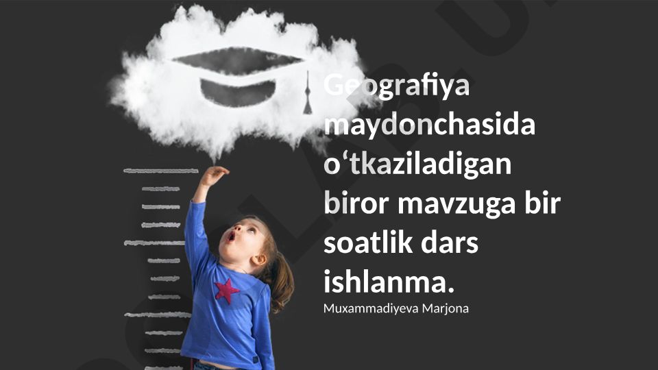 Geografiya dars ishlanmasi: Tog' tizimlari, shaharsozlik va iqlim o'zgarishi