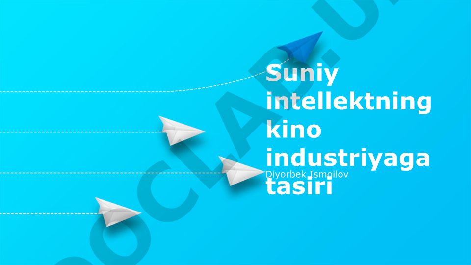 Suniy intellektning kino industriyaga tasiri