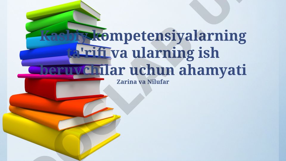 Kasbiy kompetensiyalarning ta'rifi va ish beruvchilar uchun ahamiyati