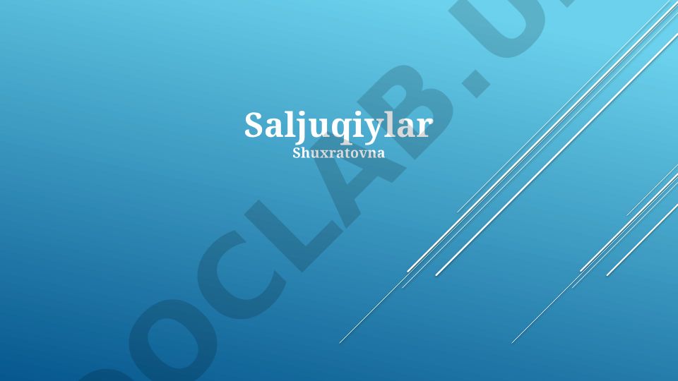 Seljuklar davlatining taraqqiyoti, merosi va qulashi