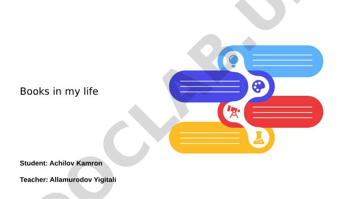 Books in my life