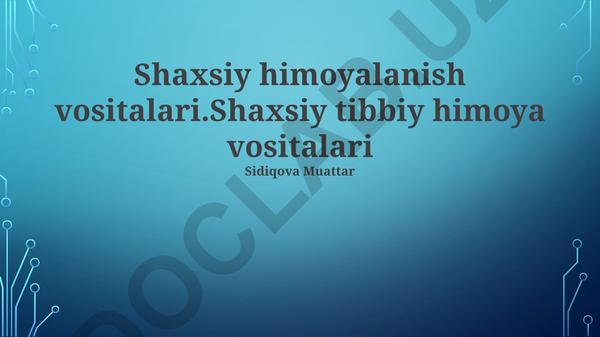 Shaxsiy himoya vositalari: turlari, tozalash va saqlash