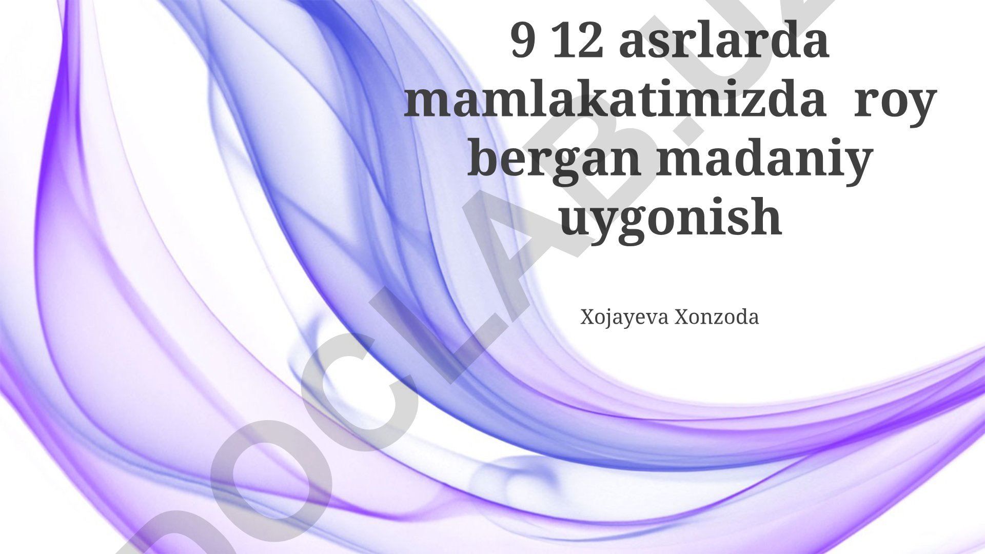 O'zbekistonda 90-yillar va 2000-yillar madaniy uyg'onishi